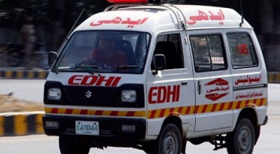 Road accident injures four in Lahore