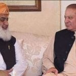 JUI-F Chief asks Nawaz Sharif’s health in telephonic talk 