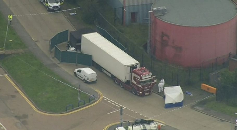 39 dead found in London container truck were Chinese, Police