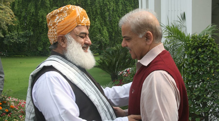 Anti govt march: Shehbaz Sharif, JUI-F Chief to meet today