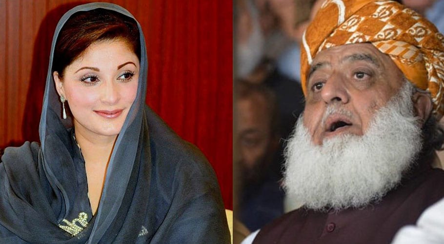 Maryam in telephonic conversation with JUI-F chief applauds Azadi March