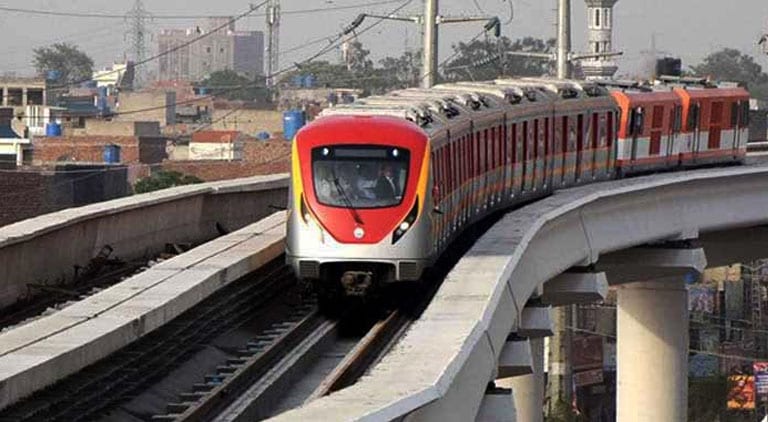 orange line metro train