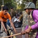 Indian police baton-charges students protesting over fee hike at JNU