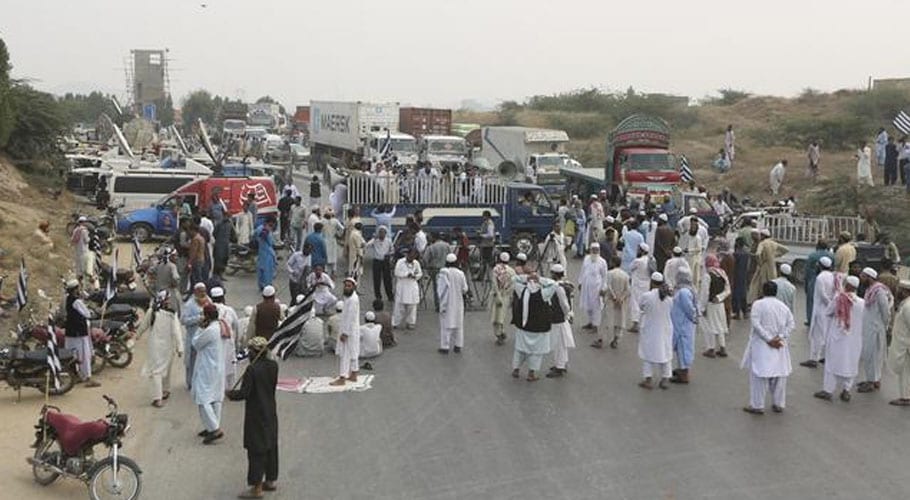 JUI-F’s Plan-B continues to block major highways across Pakistan