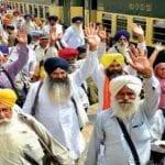 kartarpur corridor: Sikh pilgrims arrive in Lahore from India