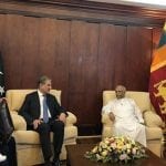 FM Qureshi meets Sri Lankan counterpart, discusses bilateral matters