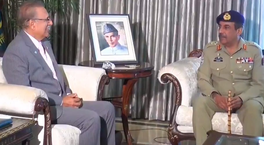 Chairman CJCSC, called on President Arif Alvi