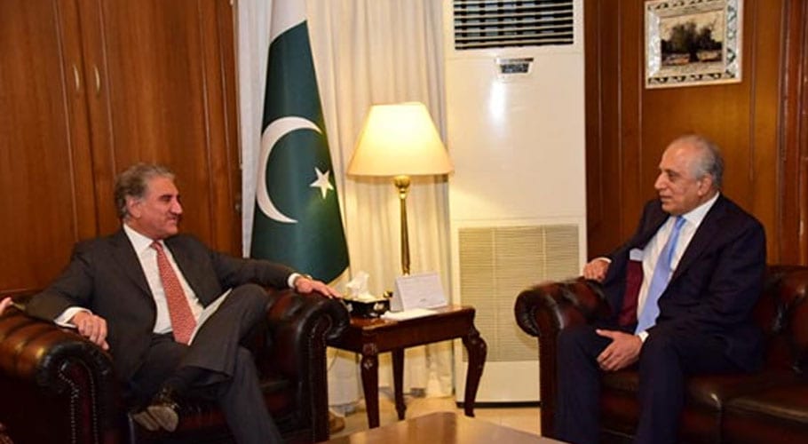 Afghan peace talk: US Ambassador Khalilzad meets FM Qureshi