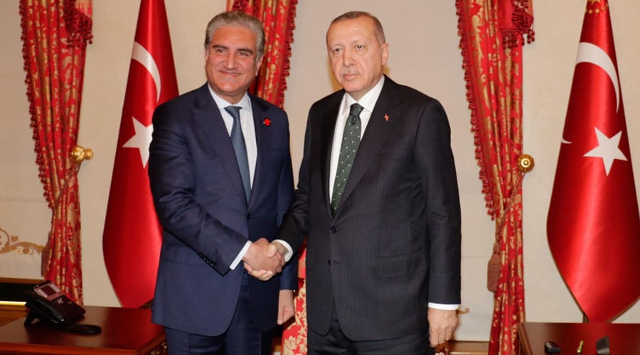 Qureshi praises Turkish President Erdogan over Kashmir stance