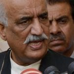Khursheed Shah was arrested by the National Accountability Bureau in September 2019. Source: FILE.