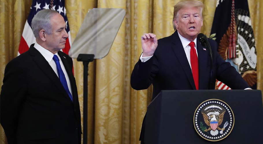 Trump reveals new plan for Middle East, hails 'big step for peace'