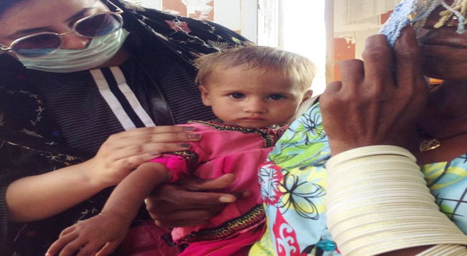 A free medical camp arranged in Chachro, Thar