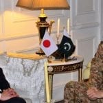 Japanese Minister calls on COAS Bajwa at GHQ