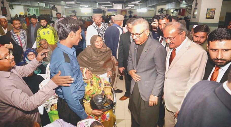 President Arif Alvi makes surprise visit to NICH