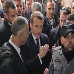 French president loses temper with Israeli security guards