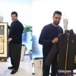 Javed Afridi meets Gippy Grewal, presents various gifts