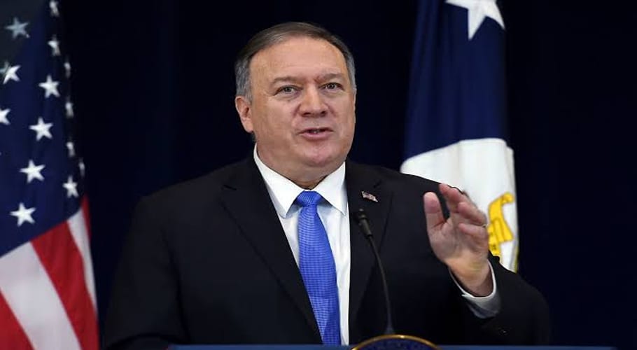 US top diplomat Pompeo briefs Kurdistan PM Barzani