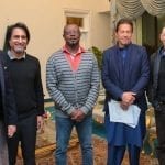 PM Imran Khan meets former international cricketers