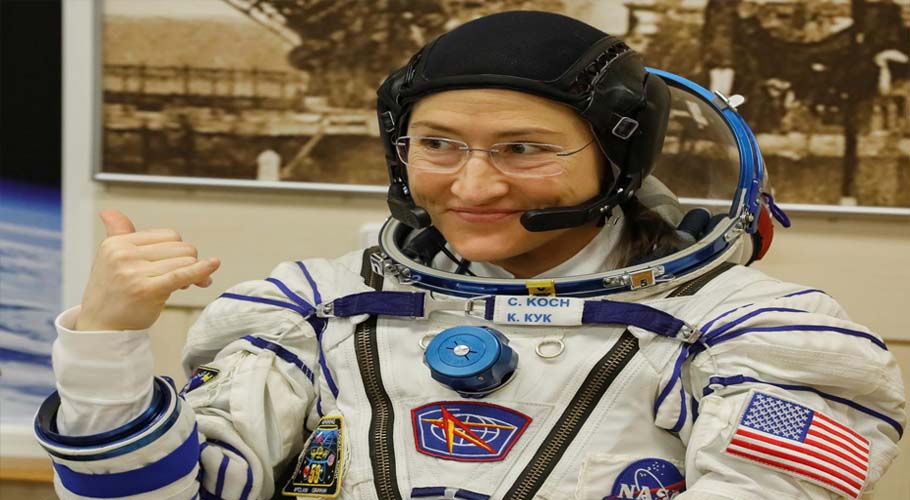 Christina Koch to return to earth after space mission of one year
