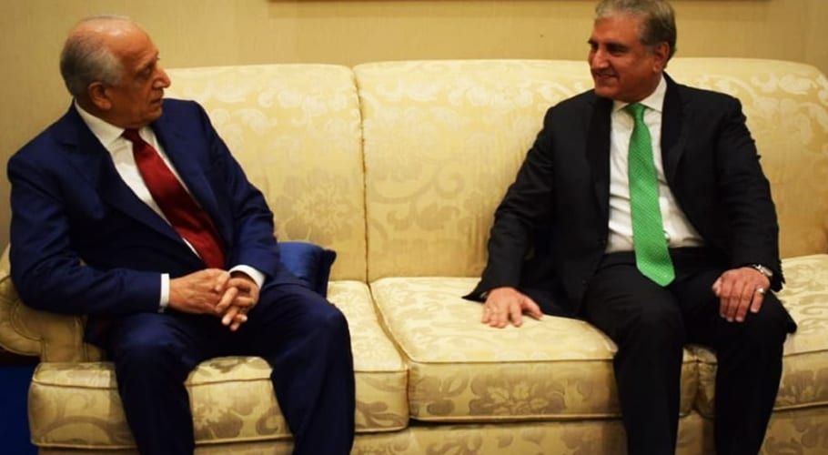 FM Qureshi meets Zalmay Khalilzad, discuss Afghan peace process