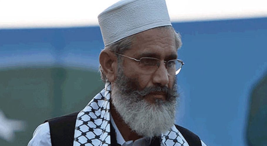 JI Amir Sirajul Haq escapes suicide attack in Zhob