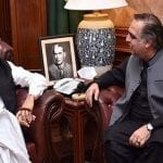Governor Imran Ismail calls on PM Imran, discusses political situation  
