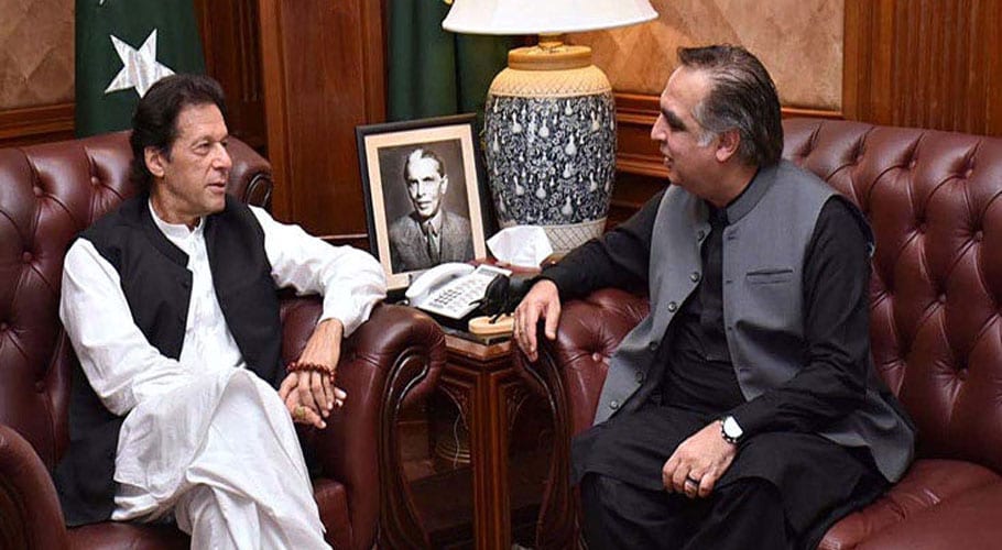 Governor Imran Ismail calls on PM Imran, discusses political situation  
