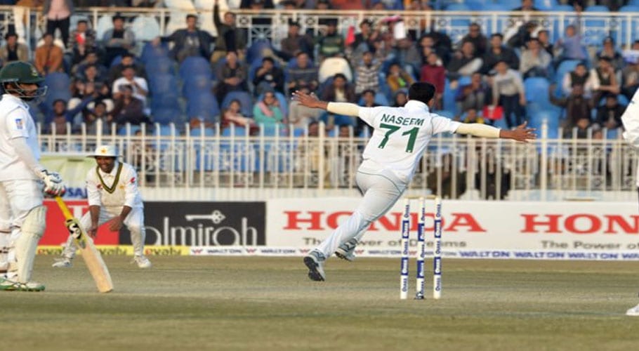First Test: Naseem Shah’s hat-trick put Pakistan on dominating position