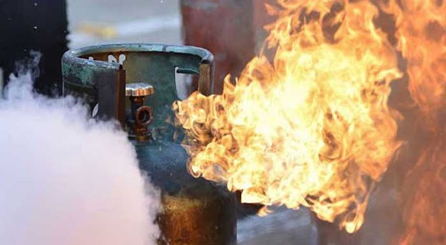 gas cylinder explosion