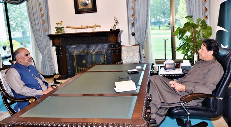 National Assembly Speaker Asad Qaiser calls on PM Imran