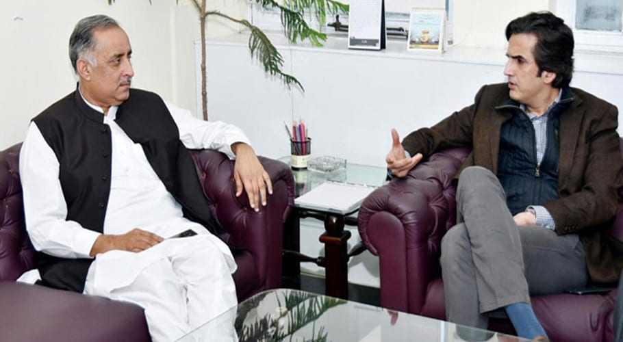 Kissan Ittehad President calls on Khusro Bakhtiar in Islamabad