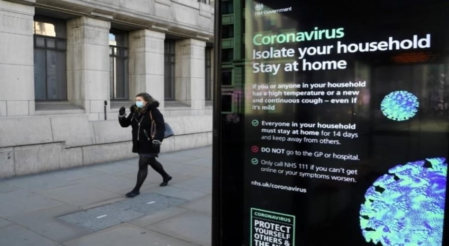 UK calls in military, directs people to stay home