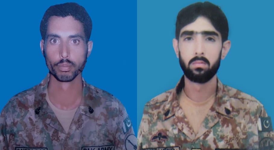 Two soldiers martyred, 9 terrorists killed in North Waziristan: ISPR