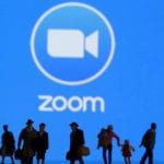 The suit charged that Zoom's sharing of users' personal data was a breach of privacy. Source: AFP.