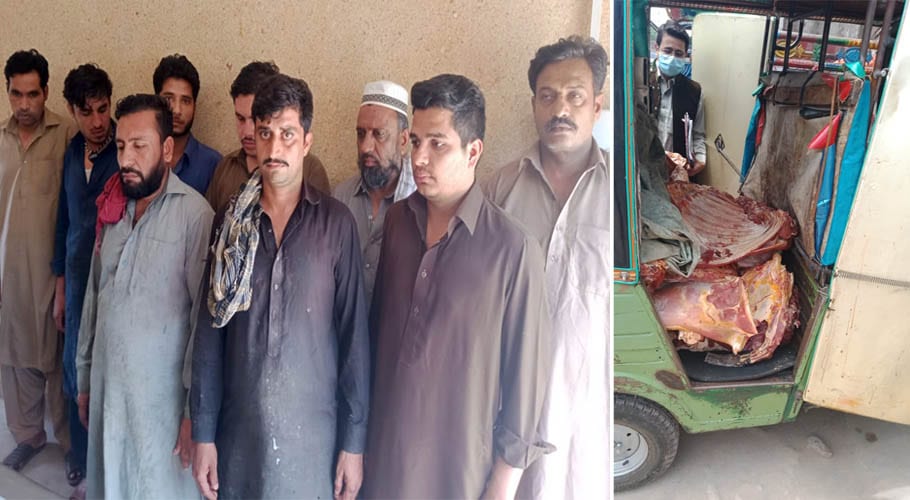 Nine held with unhygienic meat in Rawalpindi