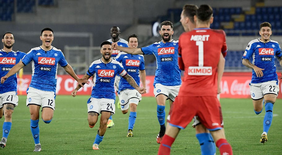 Napoli beats Juventus on penalties to win Coppa Italia