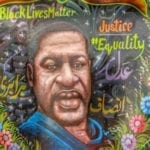Pakistani truck artist paints George Floyd’s mural