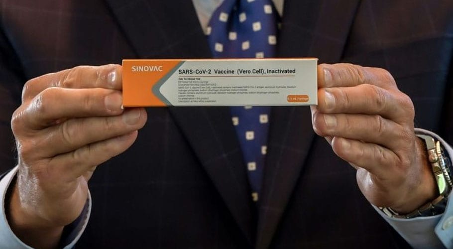 COVID-19 vaccine was produced by Chinese company for trials in Brazil.