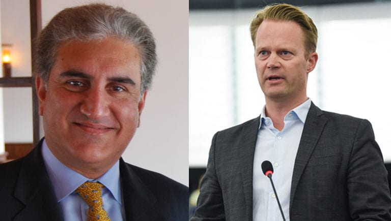 FM Qureshi discusses PIA flight ban with Danish counterpart
