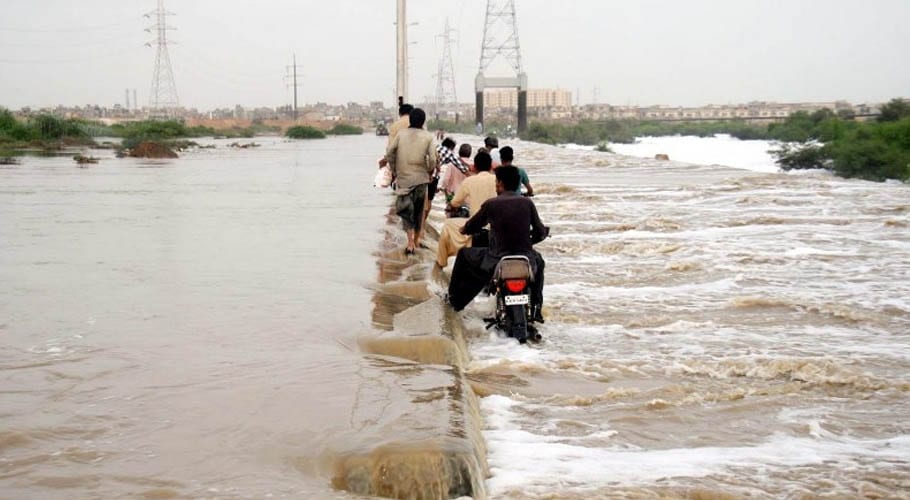Korangi Causeway sealed as Malir River floods
