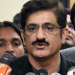 Sindh Chief Minister Syed Murad Ali Shah reviewed the law and order situation. Source: FILE.