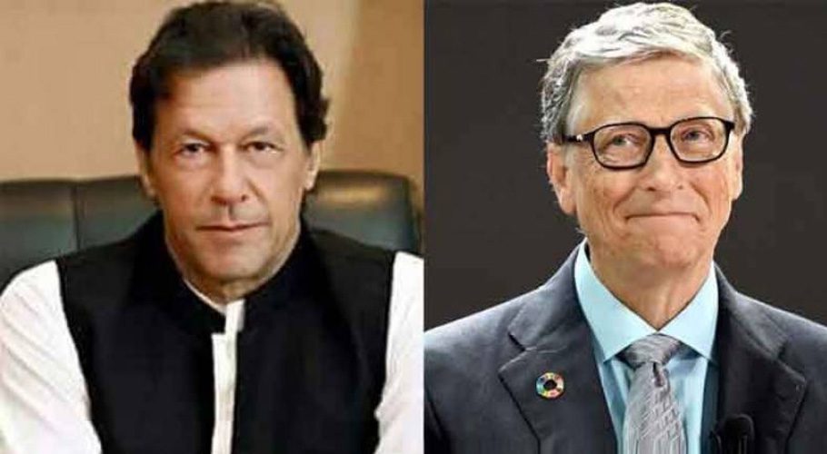 Prime Minister Imran Khan had a telephonic conversation with Bill Gates. Source: FILE