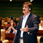 Chief Minister Sindh Murad Ali Shah presenting the budget. Source: CM House/Facebook