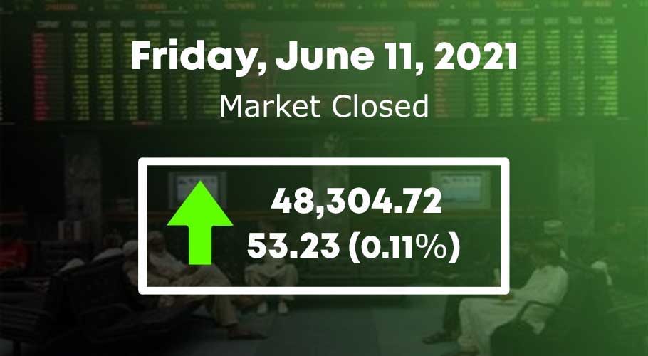 Shares at PSX end slightly up after volatile session