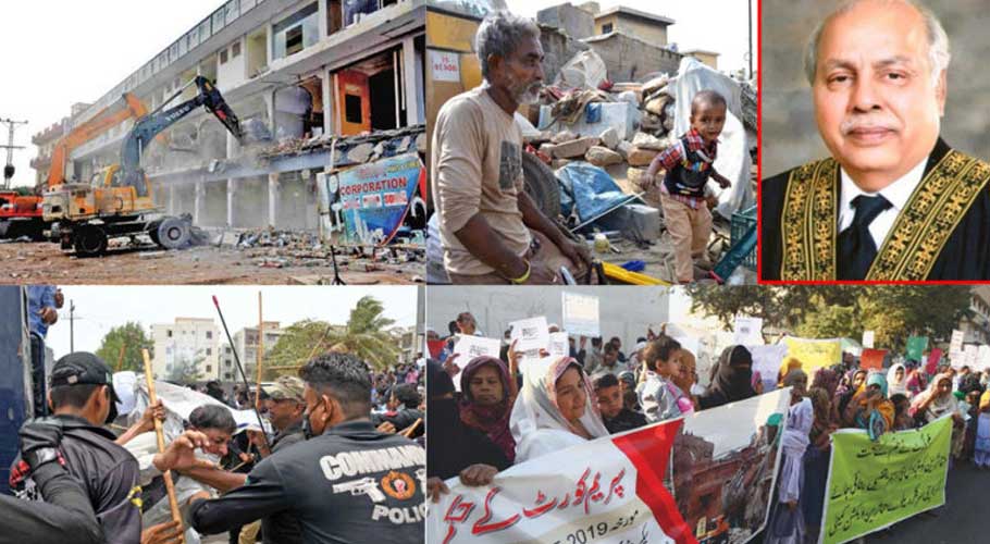 Anti-encroachment drive in Karachi: How will victims survive?