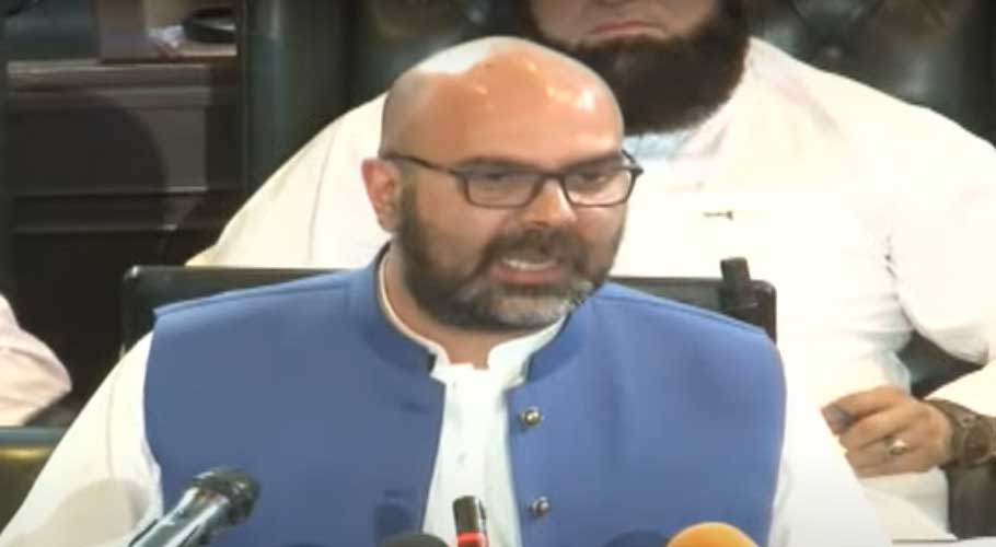 KP Finance Minister Taimur Khan Jhagra presented the budget