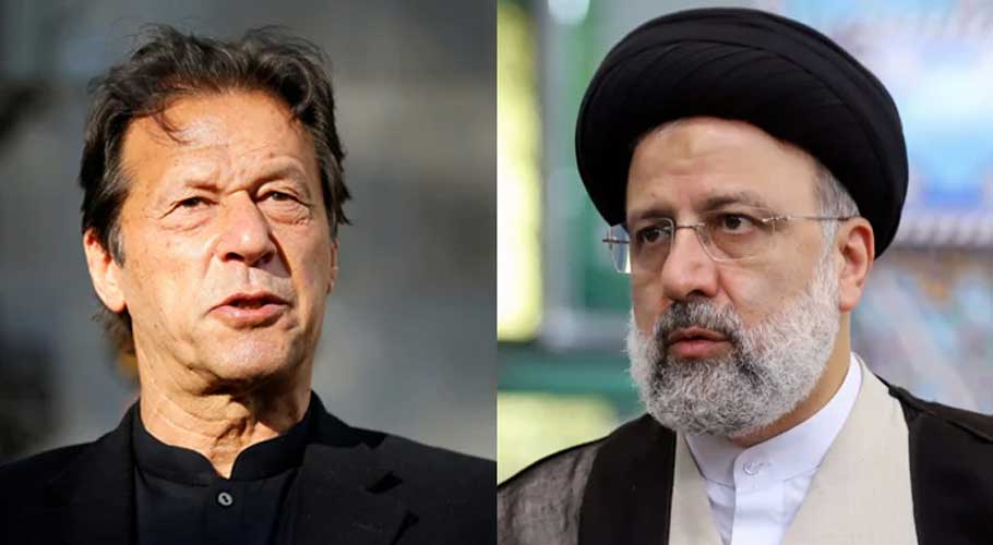 PM Imran and Ebrahim Raisi, who has won Iran's presidential elections