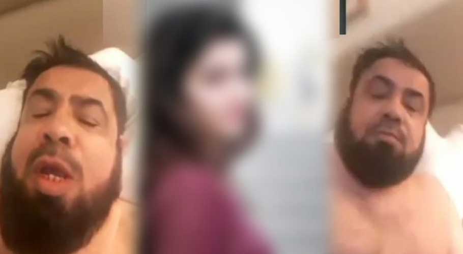 Abdul Qavi appears to record the video for someone