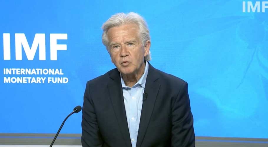 IMF spokesperson declined to say if disbursements under the programme halted.