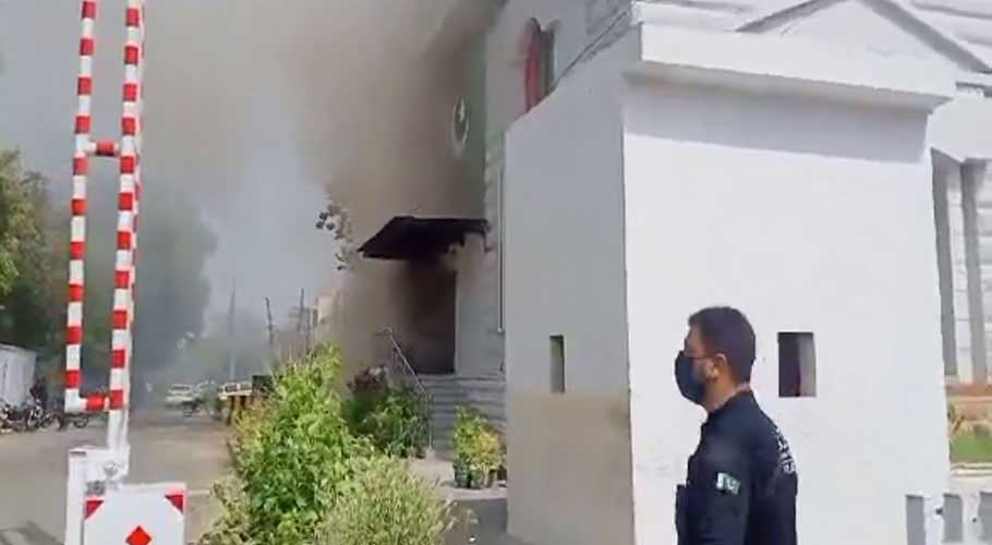 Fire breaks out at Bilawal House Media Cell